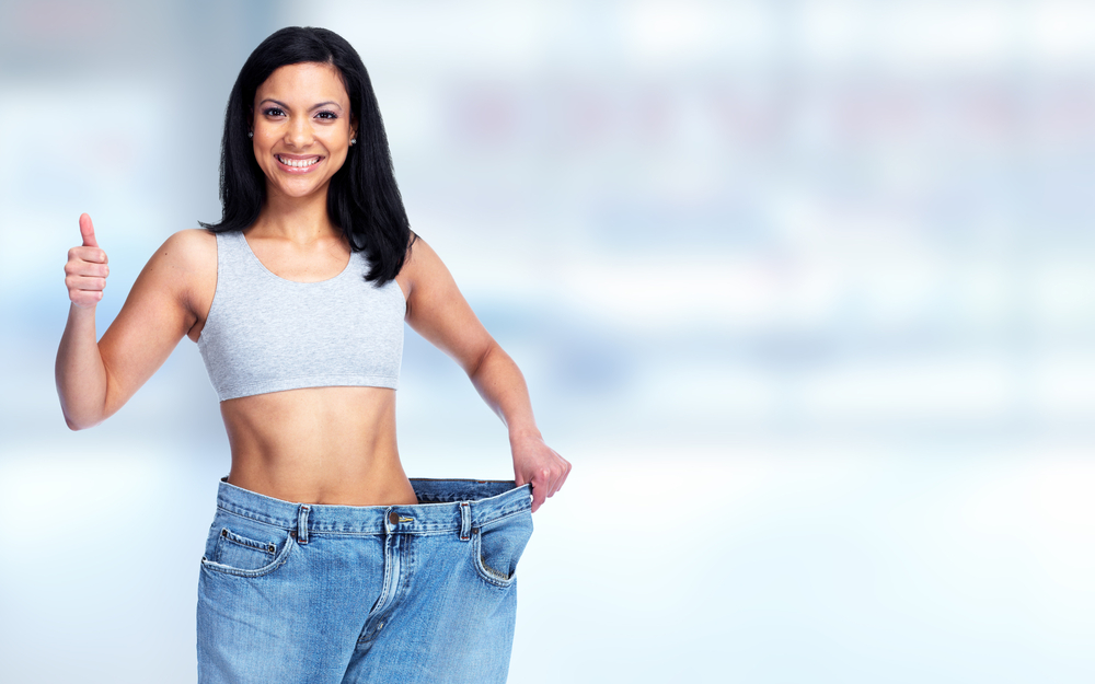 Slimming,Woman,Wearing,Big,Pants. - El Paso Weight Loss Surgery