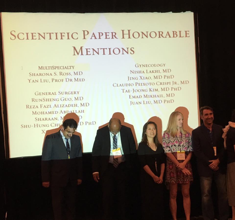 El Paso Bariatric award at the Society of Laparoendoscopic Surgeons